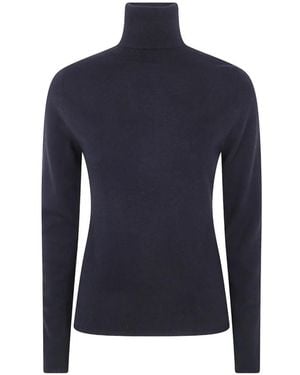Rossopuro Roll-Neck Cashmere Sweater - Blue
