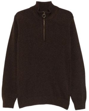 Barbour Holden Pullover Mit Schottenkaro - Schwarz