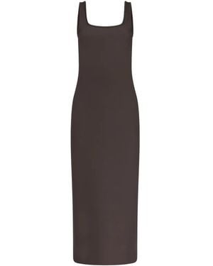 FFORME Square-Neck Sleeveless Dress - Purple