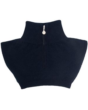 Barrie Collo Con Zip - Blu
