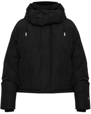 Ami Paris Hooded Padded Jacket - Black