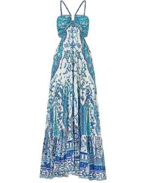 CAMILLA Isnik Lullaby Maxi Dress - ブルー