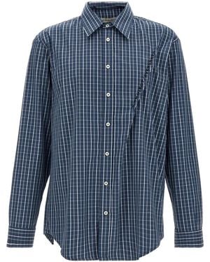 Y. Project Pinched Logo Shirt - Blue