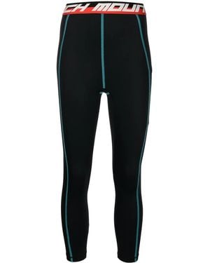 Aztech Mountain Next To Skin Logo-Waistband Leggings - Black