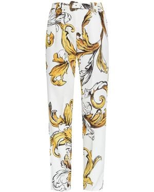 Versace Jeans Couture Outline Barocco パンツ - メタリック