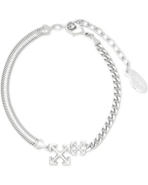 Off-White c/o Virgil Abloh Double-Arrow Chain Bracelet - White