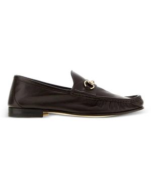 Gucci Mocasines Lugano Con Detalle Horsebit - Blanco