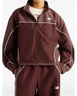 New Balance Trackside Woven Jacket - Red