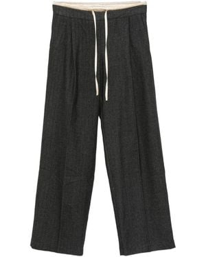 Bellerose Drawstring-waist Trousers - グレー
