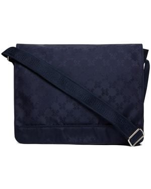 Vilebrequin Turtle-Monogram Messenger Bag - Blue