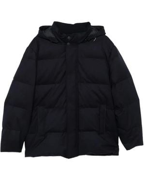 Canali Hooded Padded Jacket - Blue