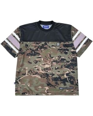 DevÁstates Camouflage-Print T-Shirt - Green