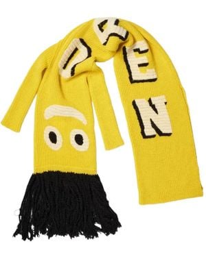 Doublet Air Dancer Knitted Dress Scarf - Yellow