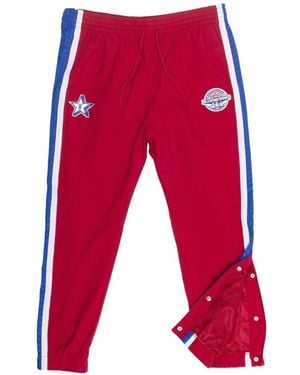 Mitchell & Ness Elasticated Drawstring Shorts - Red