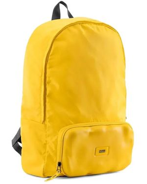 Crash Baggage Sac À Dos À Empiècement Matelassé - Jaune