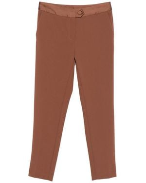 Imperial Pantaloni Con Bottoni - Marrone