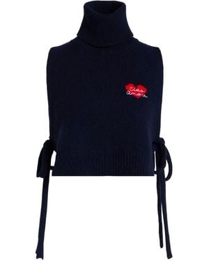 Giada Benincasa Ciaoamore Tie-Detail Sweater - Blue