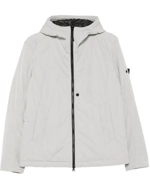 Stone Island 4100047 hooded zip-front jacket - Gris