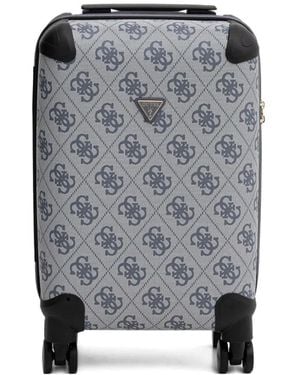 Guess Berta 4G Logo-Monogram Trolley Case - Grey