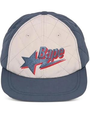 A Bathing Ape Cappello Da Baseball Bape Sta Con Logo - Grigio