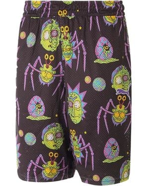 PUMA X Rick And Morty Aop Graphic-Print Shorts - Brown