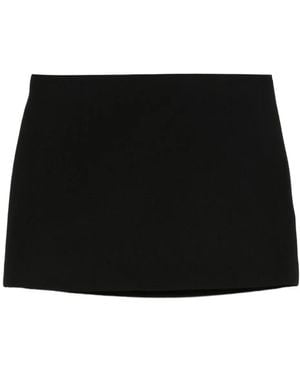P.A.R.O.S.H. Virgin Wool-Blend Skirt - Black