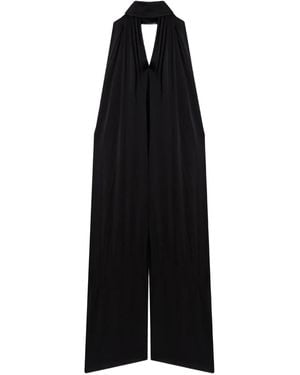 Stella McCartney Neckholder-Jumpsuit - Schwarz