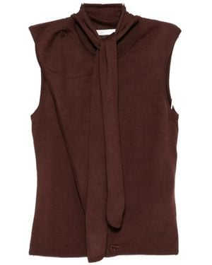 Lemaire Sleeveless Top - Brown