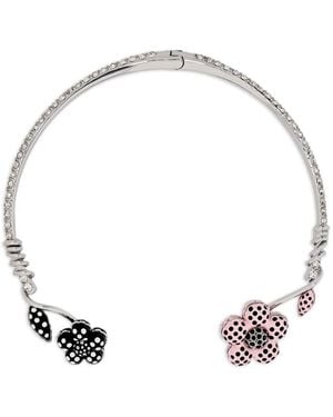 Marc Jacobs Collana Con Cristalli - Metallizzato