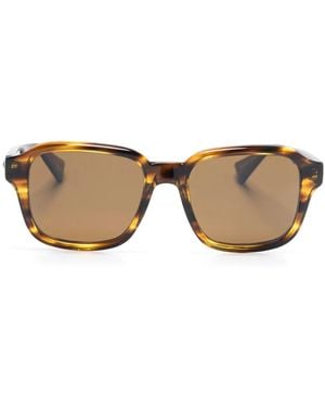 Sol Amor Sonnenbrille mit eckigem Gestell - Natur