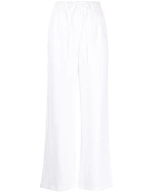 Reformation Olina Linen Track Trousers - White