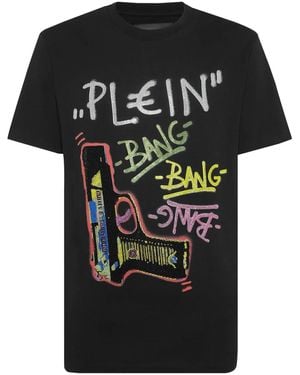 Philipp Plein Gun Tシャツ - ブラック