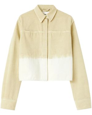Jil Sander Gradient-Effect Denim Shirt - Natural