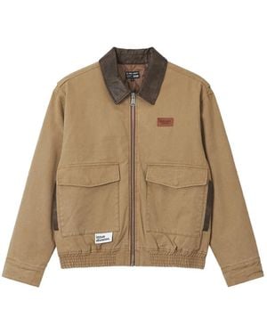 Izzue Veste À Patch Logo - Neutre