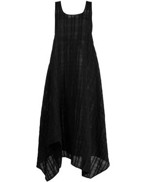 Forme D'expression Sleeveless Linen Dress - Black