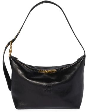 Miu Miu Nappa Leather Bag - Black