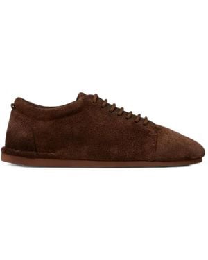 Marsèll Sancrespella Suede Lace-Up Derby Shoes - Brown