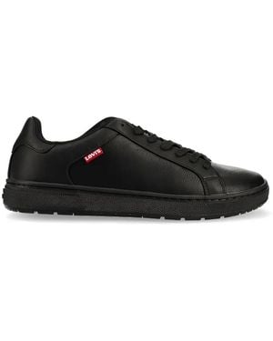 Levi's Piper Lace-Up Trainers - Black