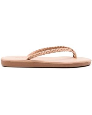 Ancient Greek Sandals Braided-Strap Flip Flops - Pink