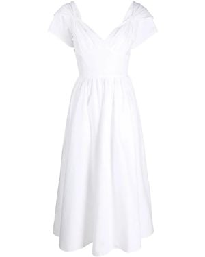 Vivetta Flared Mid-Length Dress - White