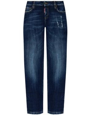 DSquared² Distressed Pants - Blue
