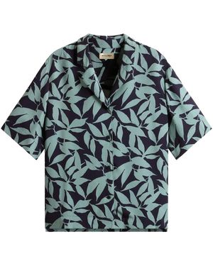 Woolrich Floral-Print Shirt - Blue