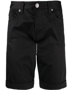 Emporio Armani Cotton Shorts - Black