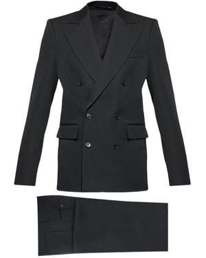 DSquared² Double-Breasted Wool Suit - Black