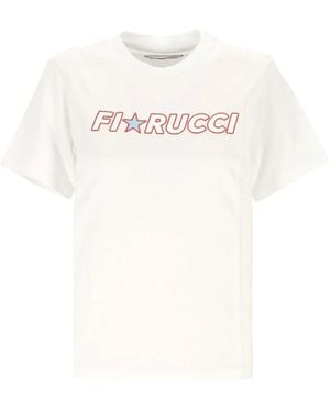 Fiorucci Katoenen T-Shirt Met Logoprint - Wit