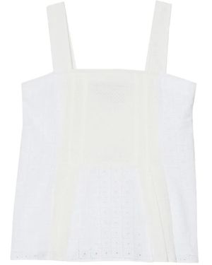 3.1 Phillip Lim Square-Neck Top - White
