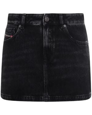 DIESEL Five-Pockets Mini Short - Black