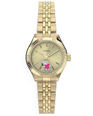 Timex X Peanuts Legacy Mini Heart-Hug Armbanduhr Aus Edelstahl 25Mm - Mettallic