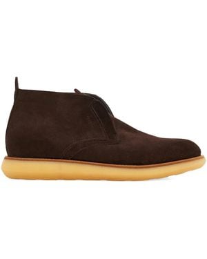 Ferragamo Botas desierto slip-on - Marrón