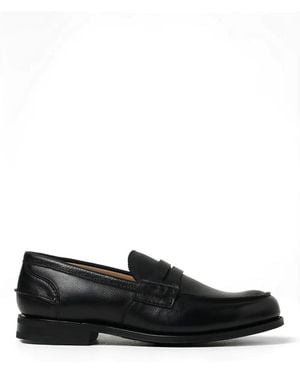 Church's Serrated-Tongue Penny Loafers - Black
